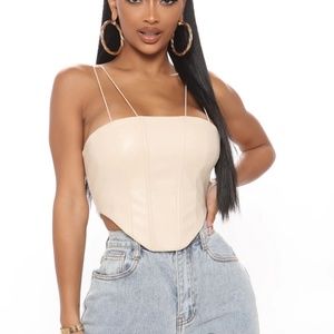 NWT! FASHION NOVA The Baddest Of Them All Corset Top